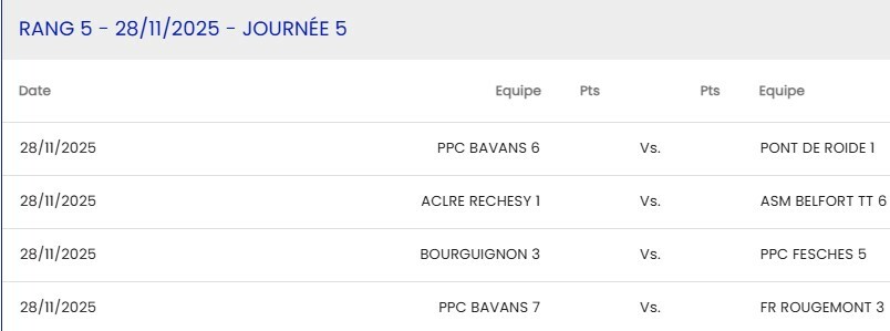 D3 Bourguignon 3 - Fesches 5